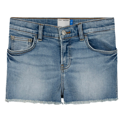 Meisjes Short Blue denim wash