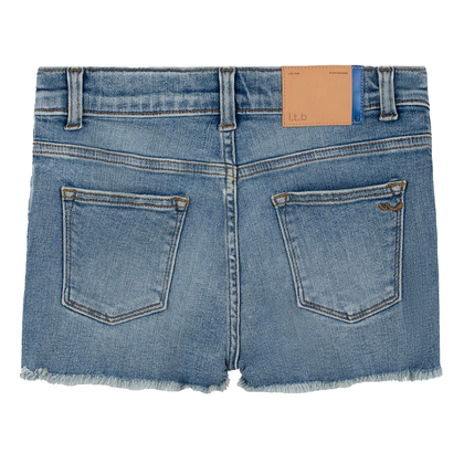 Meisjes Short Blue denim wash