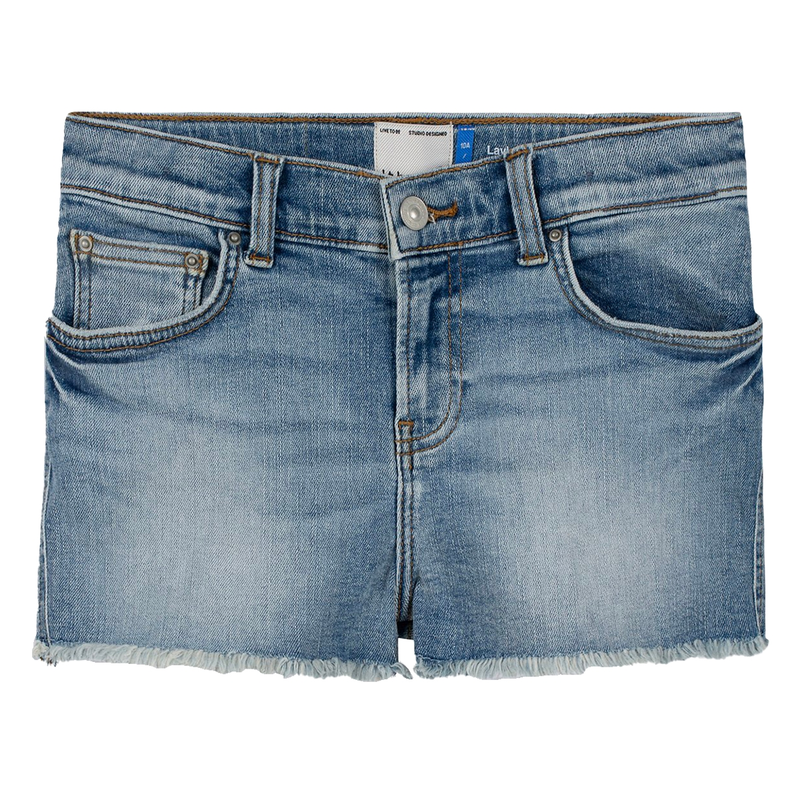 Meisjes Short Blue denim wash LTB MID BLUE DENIM