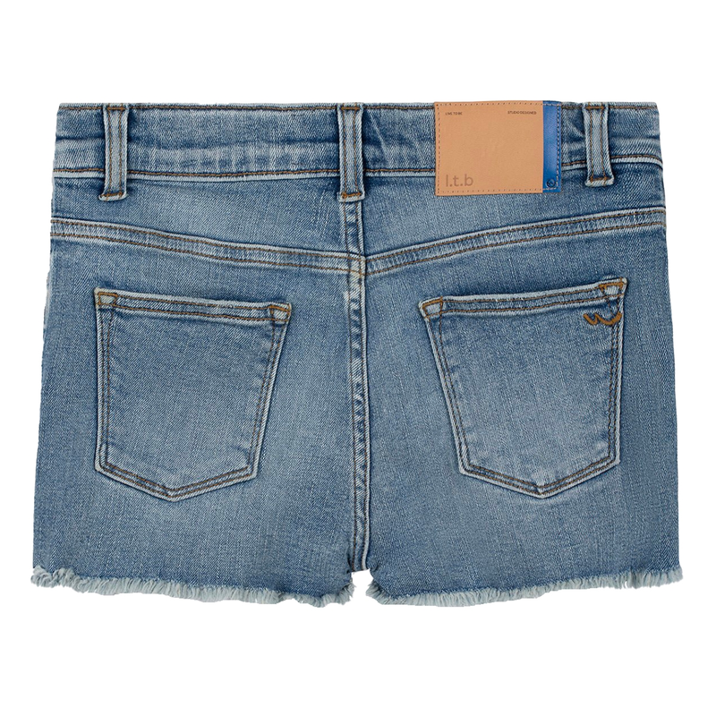 Meisjes Short Blue denim wash LTB MID BLUE DENIM