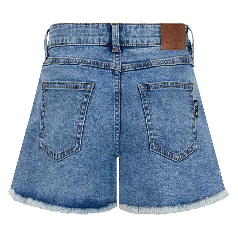 Meisjes Short Coco Retour MID BLUE DENIM