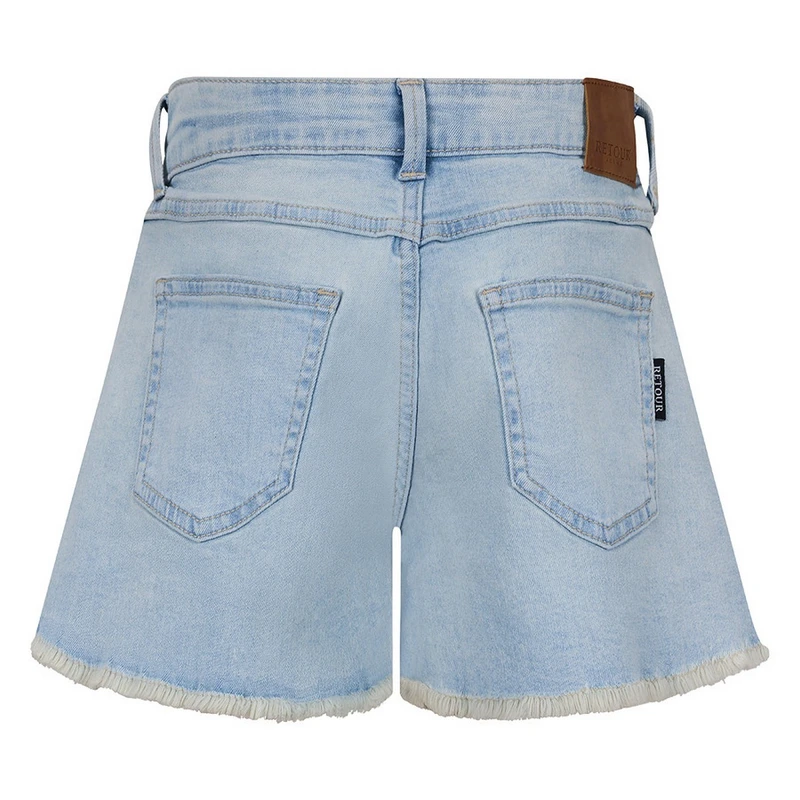 Meisjes Short Coco Retour MID BLUE DENIM