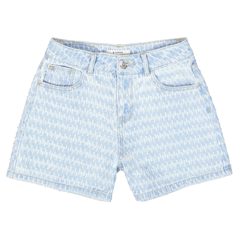 Meisjes Short D52531 Garcia LIGHT BLUE DENIM