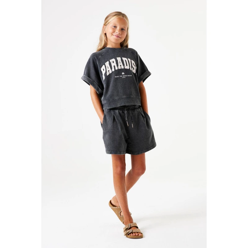 Meisjes Short D52532 Garcia DONKER GRIJS