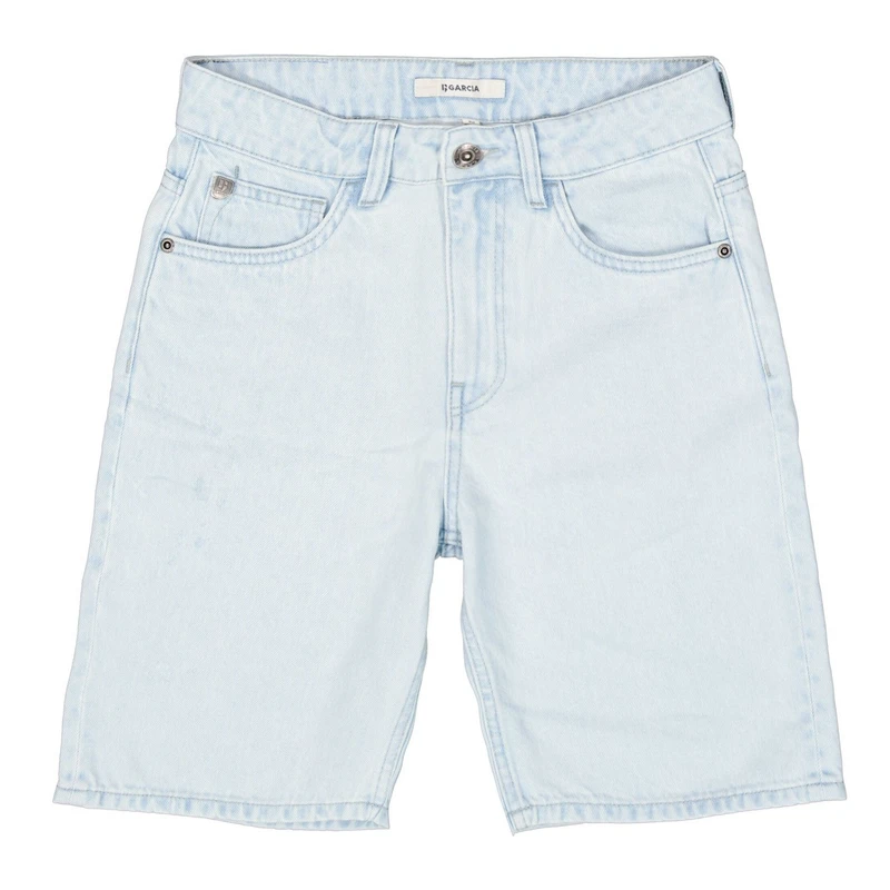 Meisjes Short D52538 Garcia BLEACHED BLUE DENIM