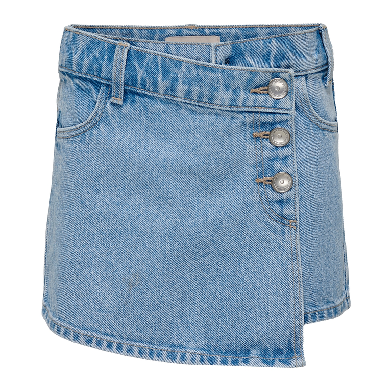 Meisjes Skort KOGJENNY Only BLEACHED BLUE DENIM