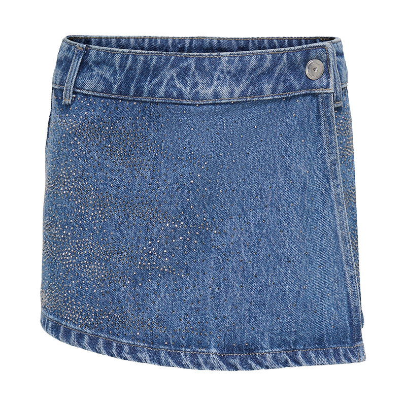 Meisjes Skort KOGSTELLA Only BLEACHED BLUE DENIM