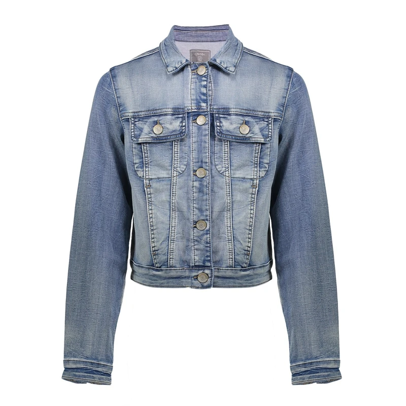 Meisjes Spijkerjas 55002K-10 Geisha MID BLUE DENIM