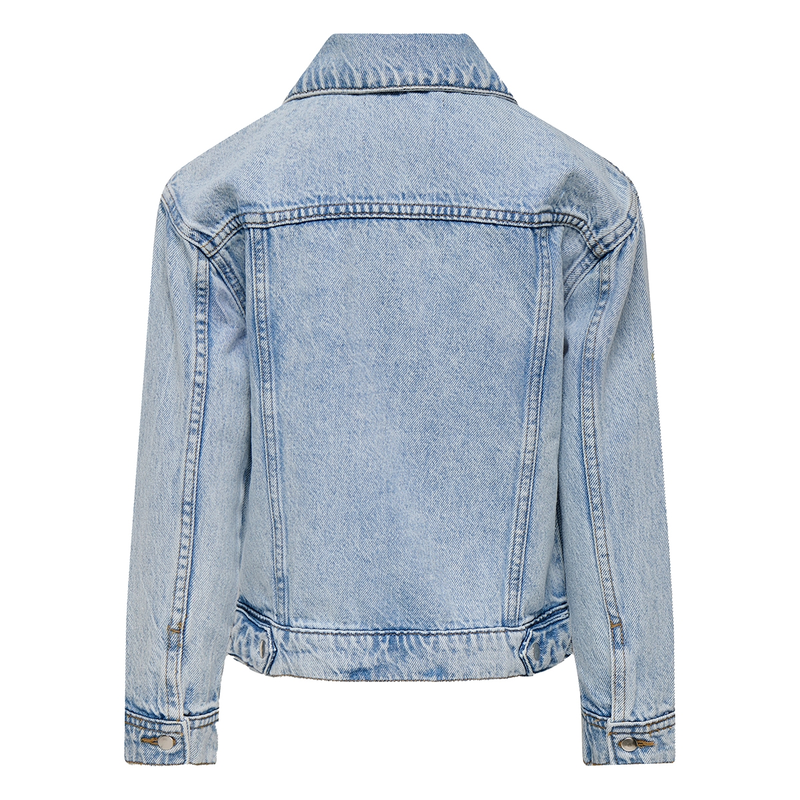 Meisjes Spijkerjas KOGBELIEVE Only BLEACHED BLUE DENIM