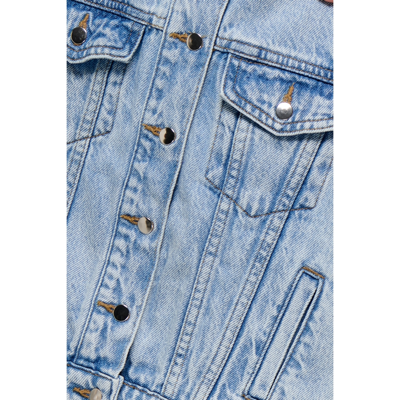 Meisjes Spijkerjas KOGBELIEVE Only BLEACHED BLUE DENIM
