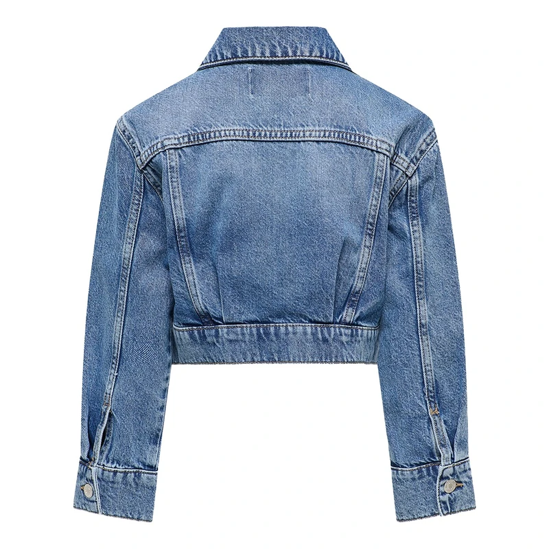 Meisjes Spijkerjas KOGLUMI Only MID BLUE DENIM