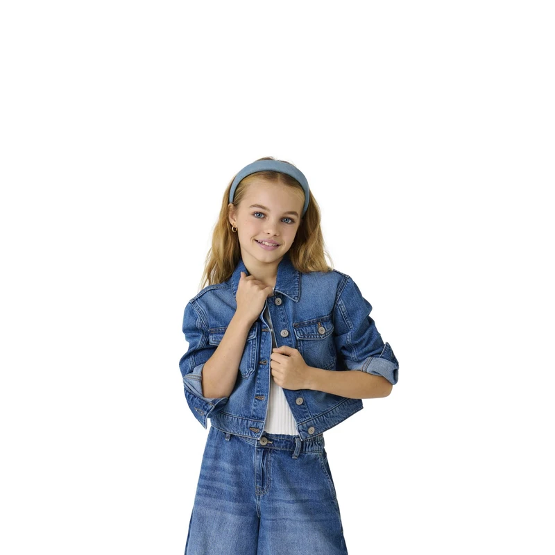 Meisjes Spijkerjas KOGLUMI Only MID BLUE DENIM
