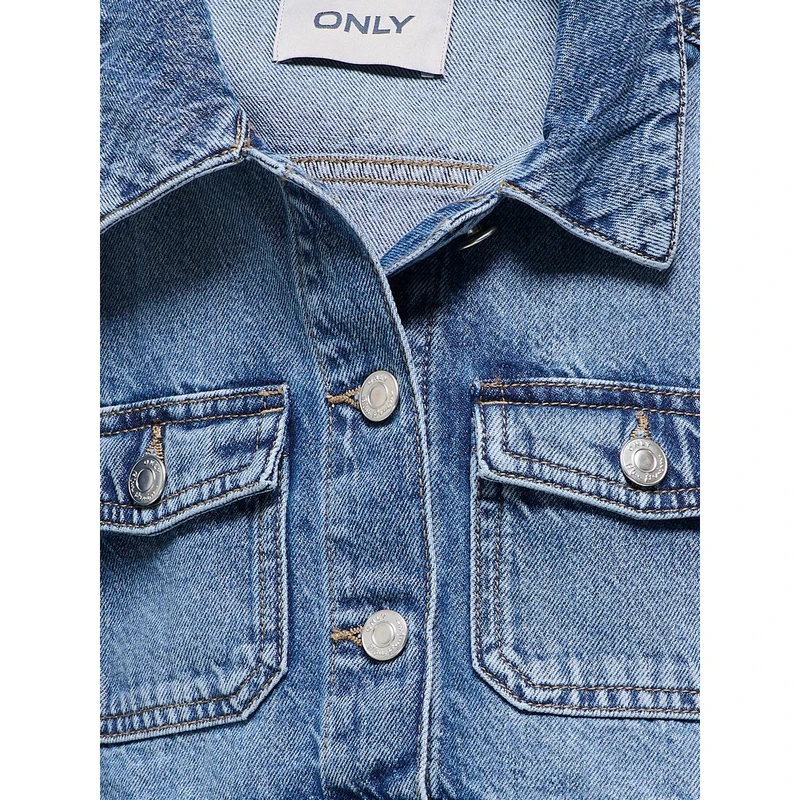 Meisjes Spijkerjas KOGLUMI Only MID BLUE DENIM