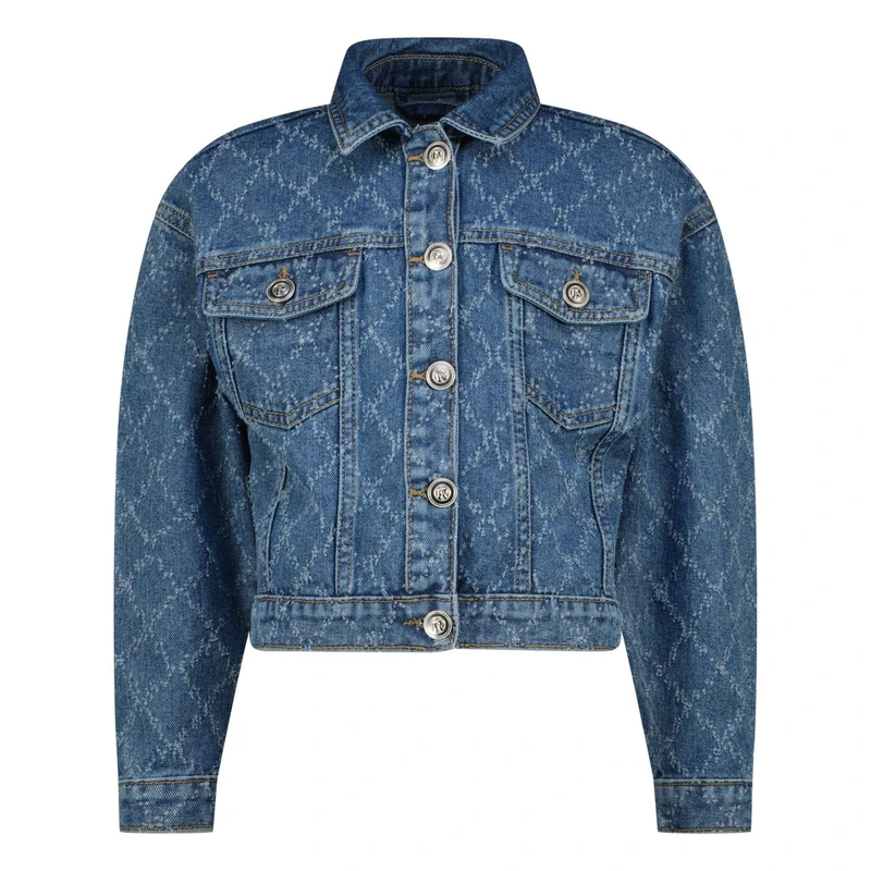 Meisjes Spijkerjas R125KGD16001 Tuna Raizzed MID BLUE DENIM