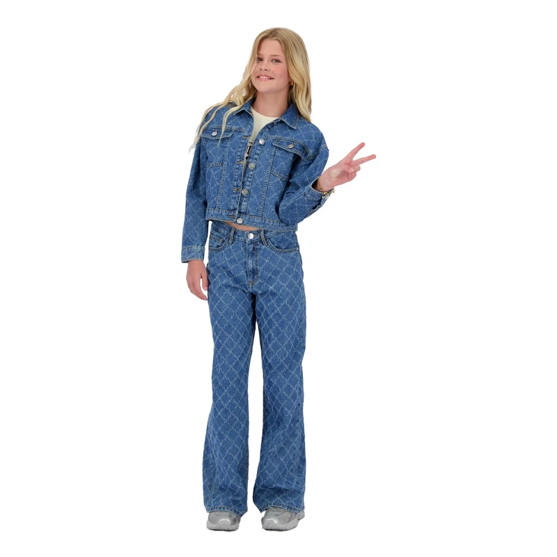 Meisjes Spijkerjas R125KGD16001 Tuna Raizzed MID BLUE DENIM