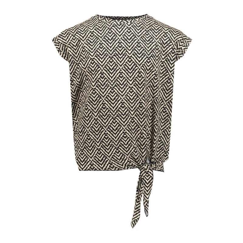 Meisjes T-shirt 52139K-60 Geisha ZWART DESSIN
