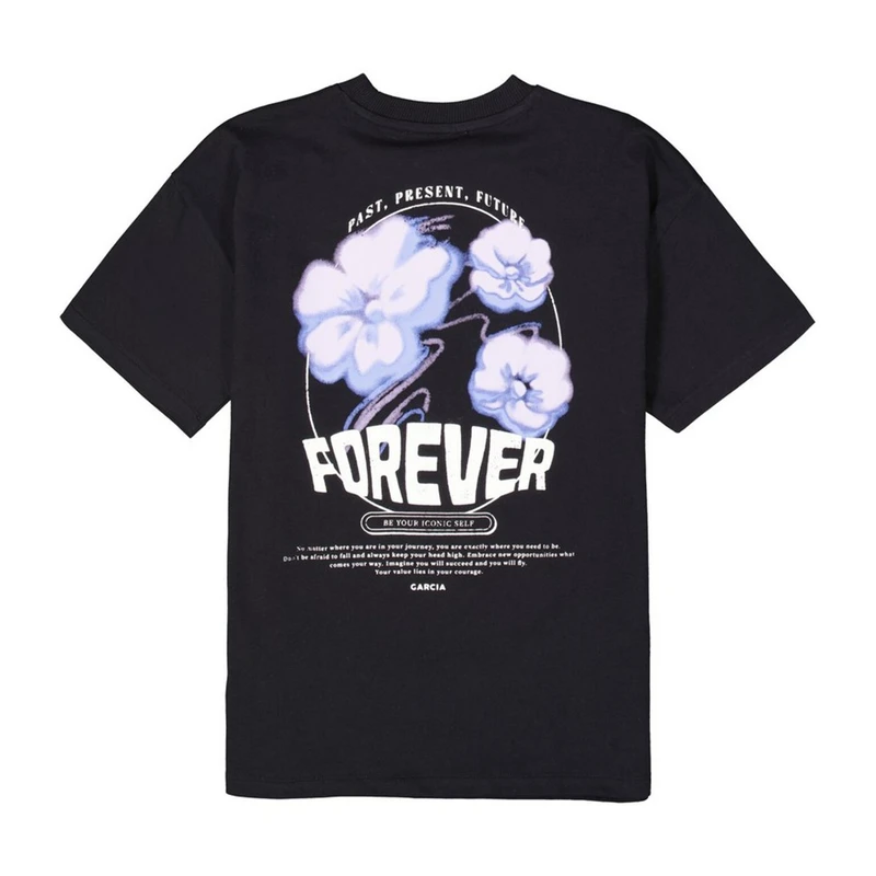 Meisjes T-shirt A52602 Garcia DEEP BLACK