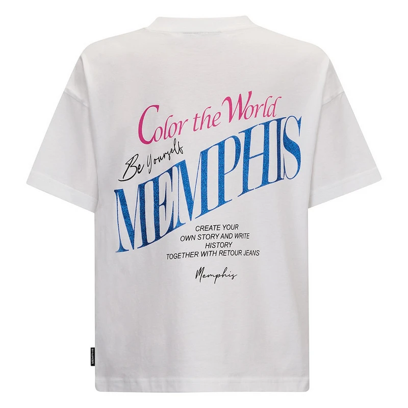 Meisjes T-shirt Aphrodite Retour Wit