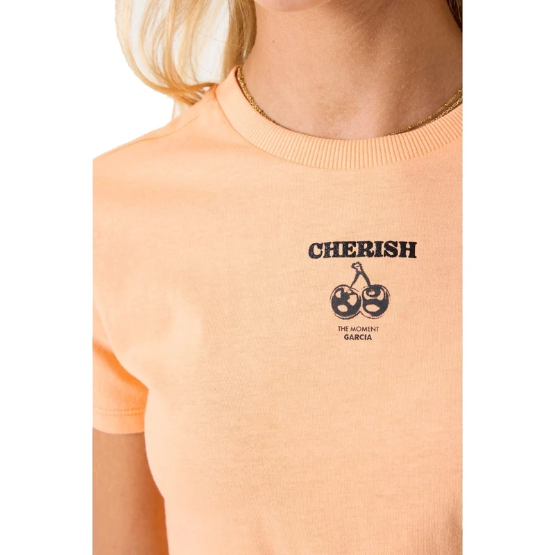 Meisjes T-shirt B52401 Garcia KORAAL
