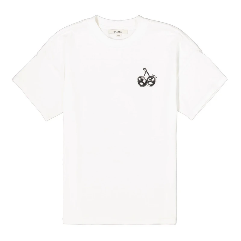 Meisjes T-shirt B52403 Garcia OFF-WHITE
