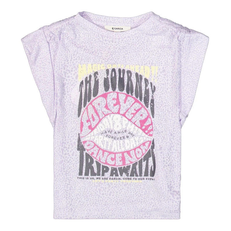 Meisjes T-shirt B52405 Garcia LILA