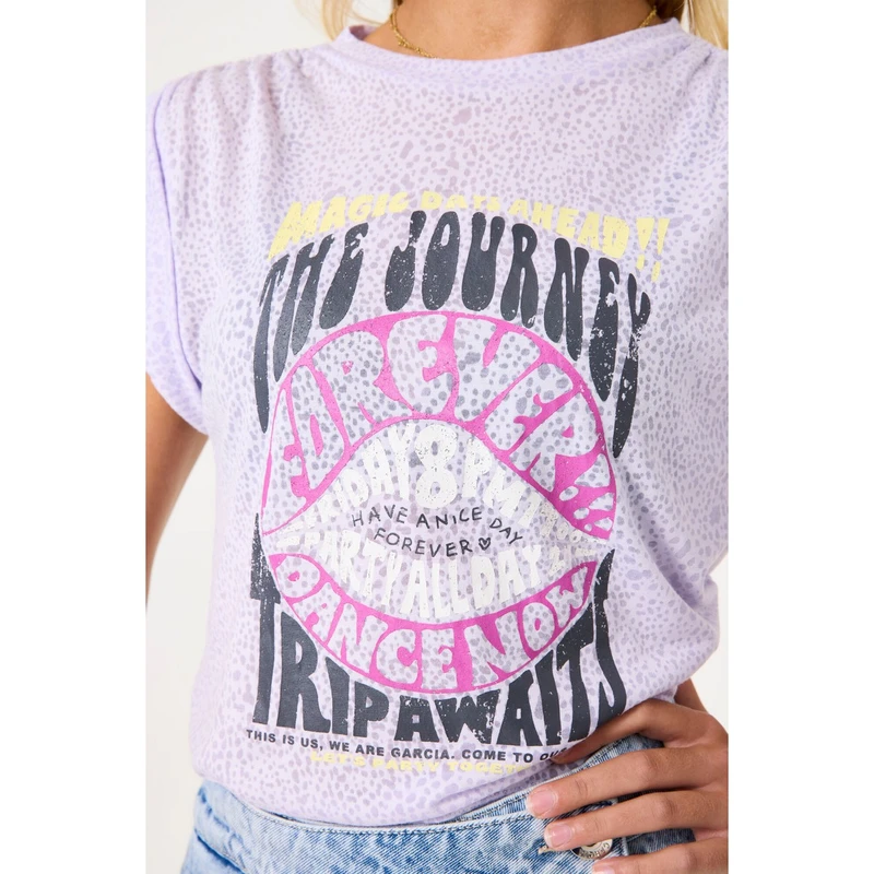 Meisjes T-shirt B52405 Garcia LILA