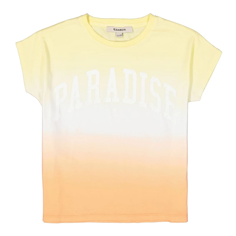 Meisjes T-shirt C52613 Garcia GEEL