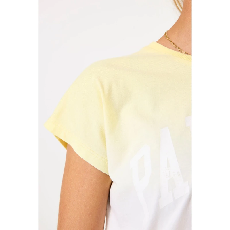 Meisjes T-shirt C52613 Garcia GEEL