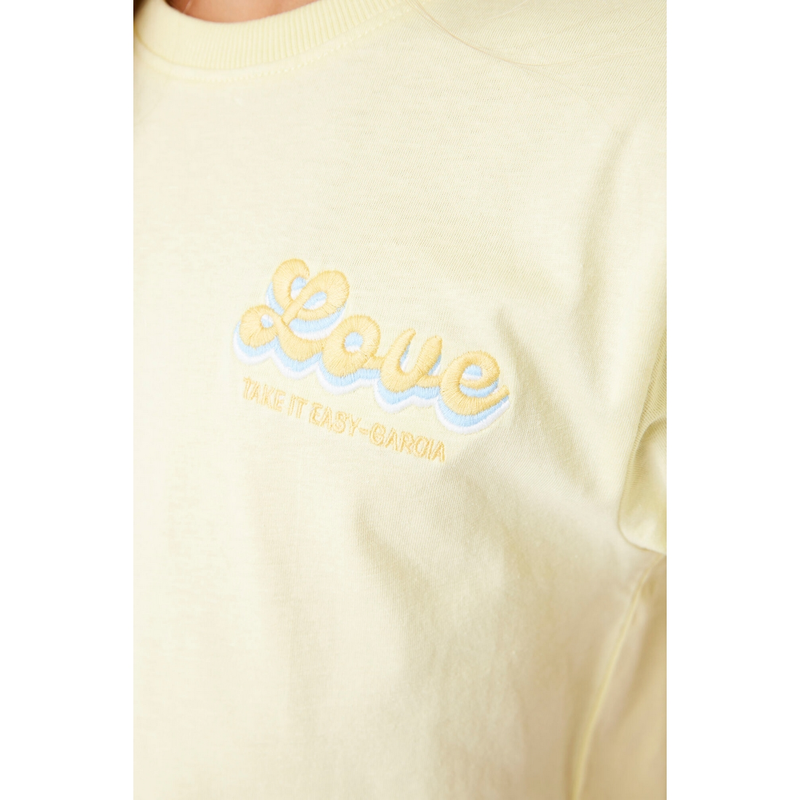 Meisjes T-shirt D52402 Garcia GEEL