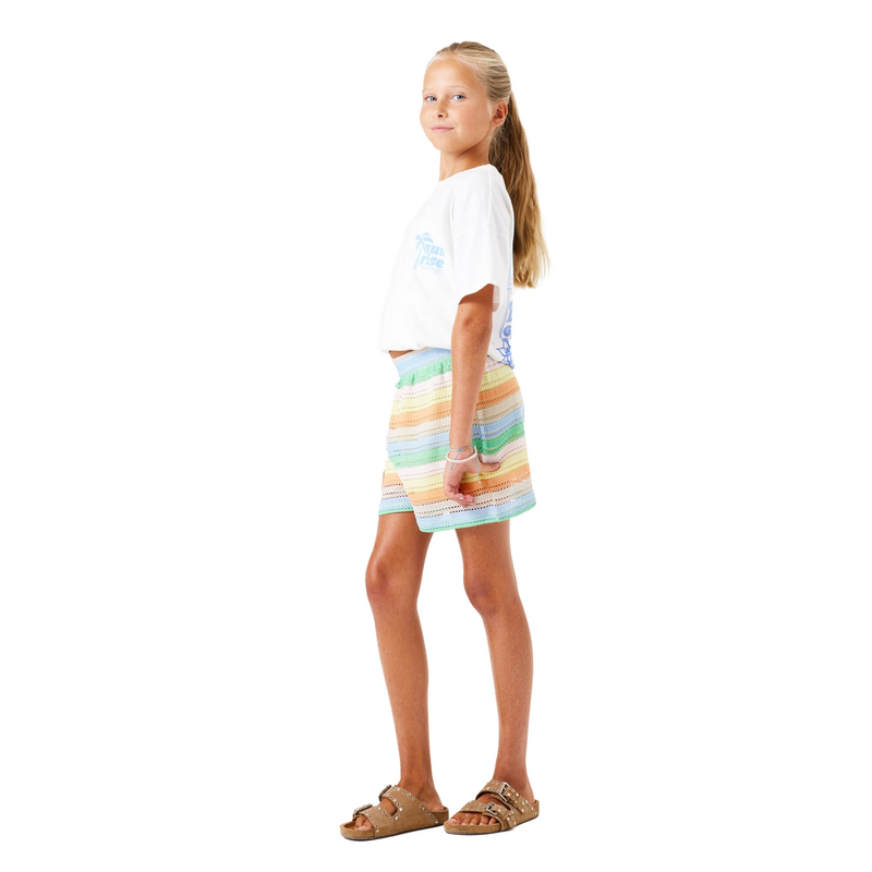 Meisjes T-shirt D52404 Garcia OFF-WHITE