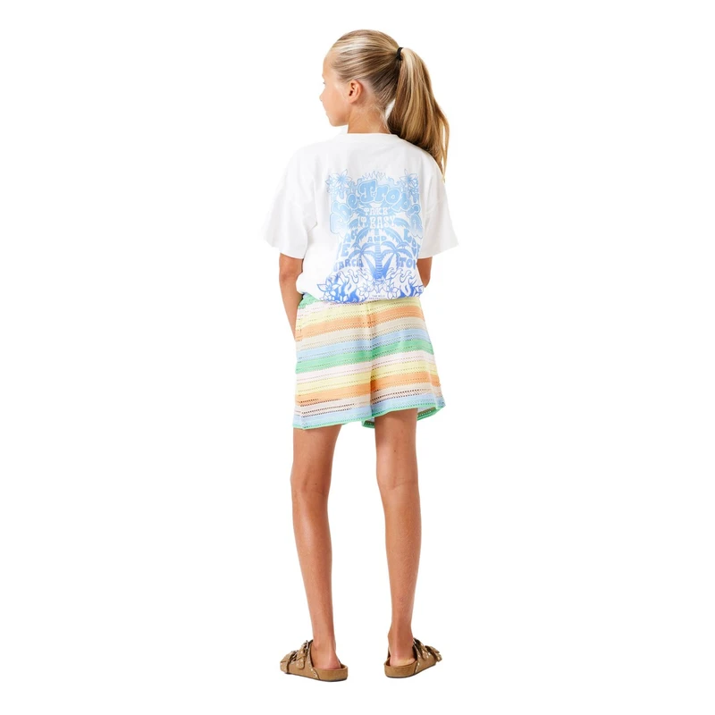 Meisjes T-shirt D52404 Garcia OFF-WHITE