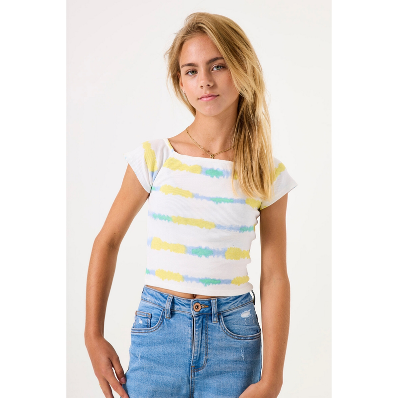 Meisjes T-shirt D52407 Garcia OFF-WHITE