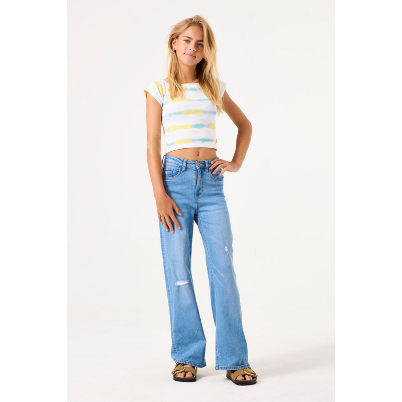Meisjes T-shirt D52407 Garcia OFF-WHITE