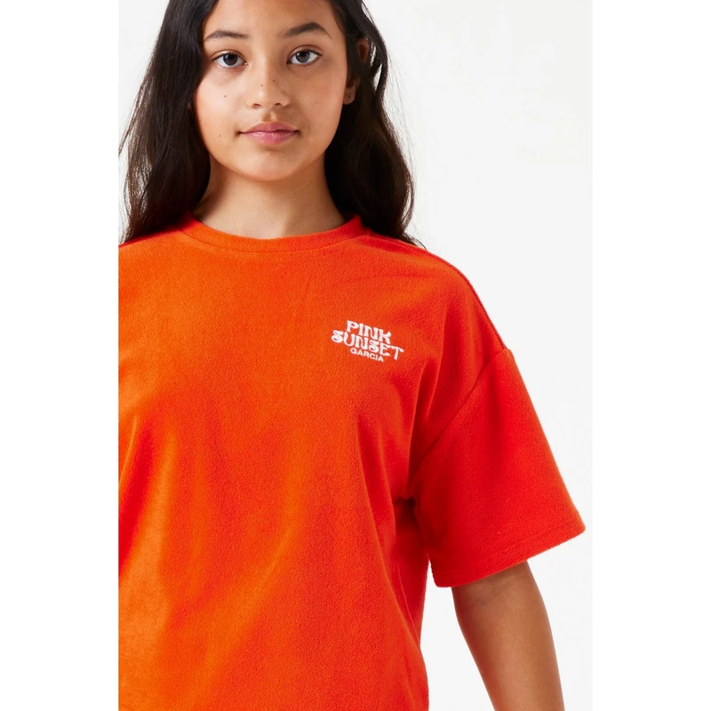 Meisjes T-shirt E52606 Garcia ROOD