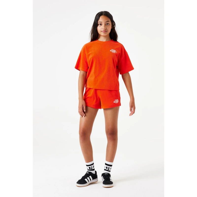 Meisjes T-shirt E52606 Garcia ROOD