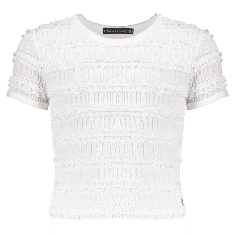 Meisjes T-shirt FL25233 Rozy Frankie & Liberty Wit