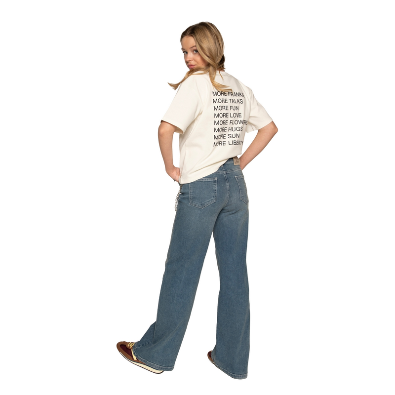 Meisjes T-shirt FL25237 Rezia Frankie & Liberty ECRU
