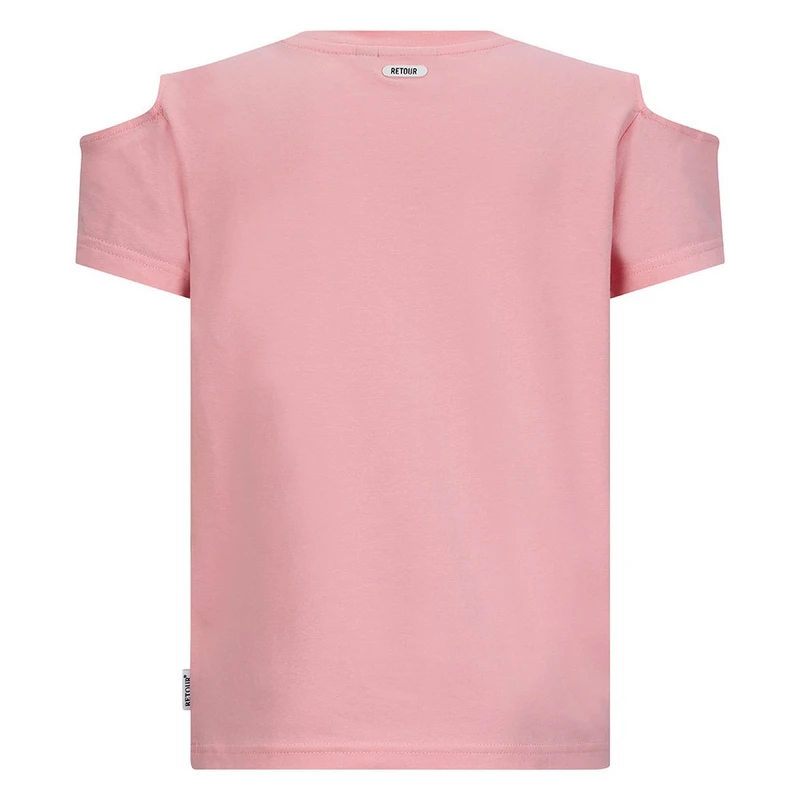 Meisjes T-shirt Flore Retour ROZE