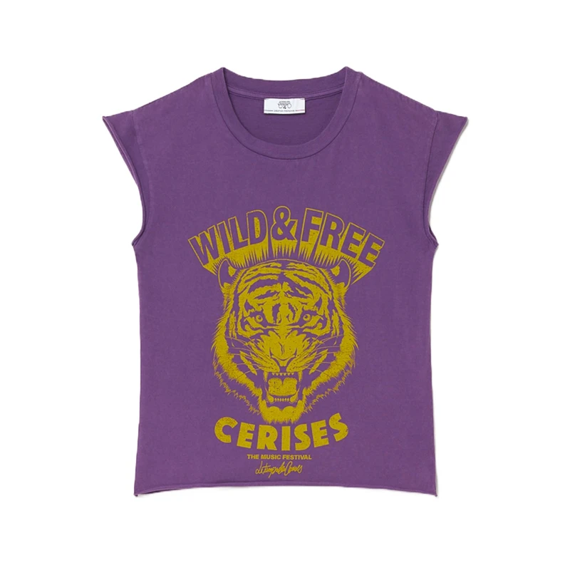 Meisjes T-shirt GMIYAGI000000MC Le Temps des Cerises PAARS