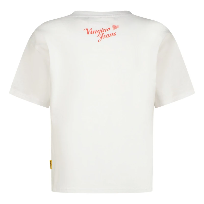Meisjes T-shirt HanouKGN30002 Vingino Wit