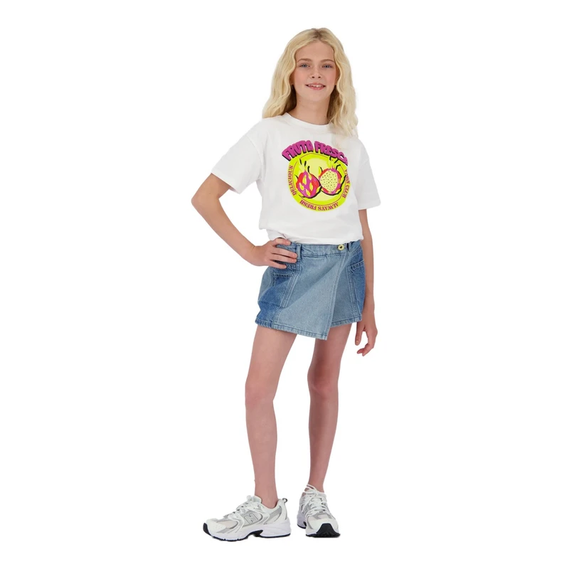 Meisjes T-shirt HanriekeKGN30017 Vingino Wit