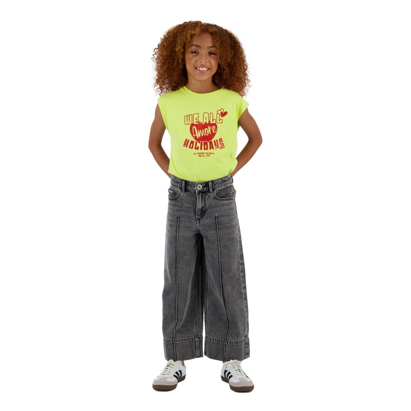 Meisjes T-shirt HarmaeKGN30013 Vingino LIME