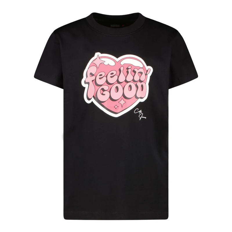 Meisjes T-shirt Josy 2277501 Cars ZWART