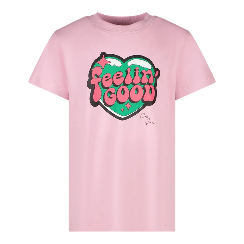 Meisjes T-shirt Josy 2277501 Cars ROZE