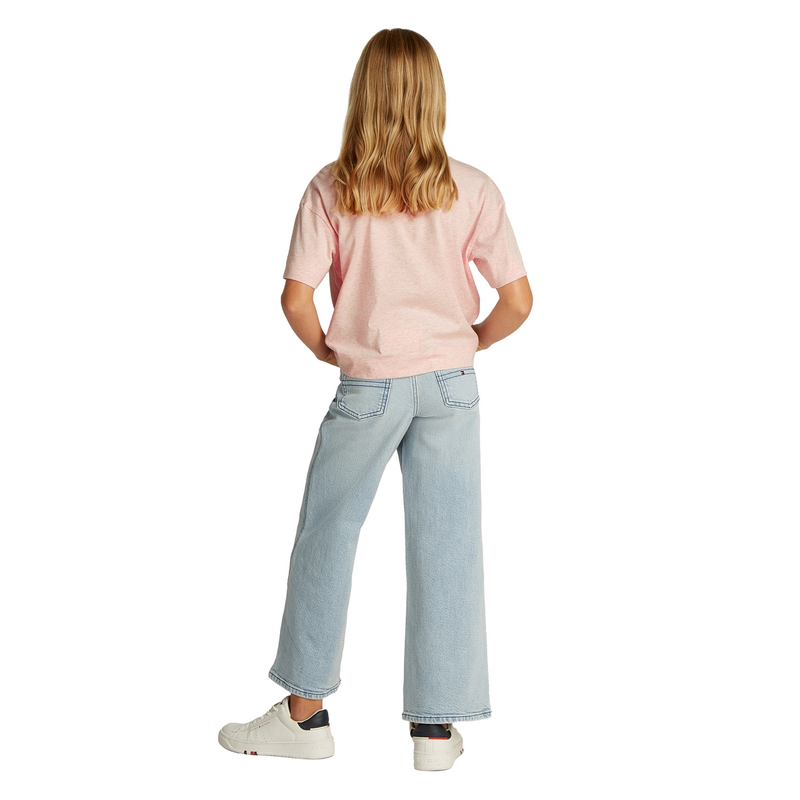 Meisjes T-shirt KG0KG08549XT0 Tommy Hilfiger KORAAL