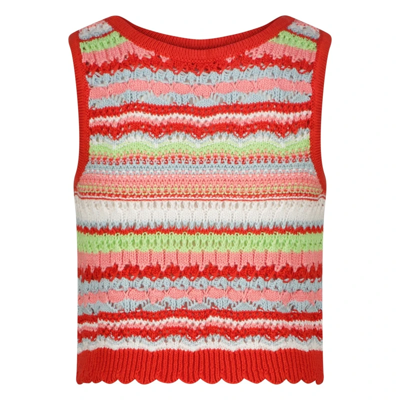 Meisjes T-shirt KGN36006 Vingino ROOD