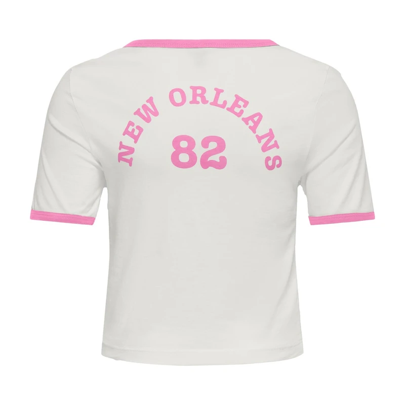 Meisjes T-shirt KOGNINA Only OFF-WHITE