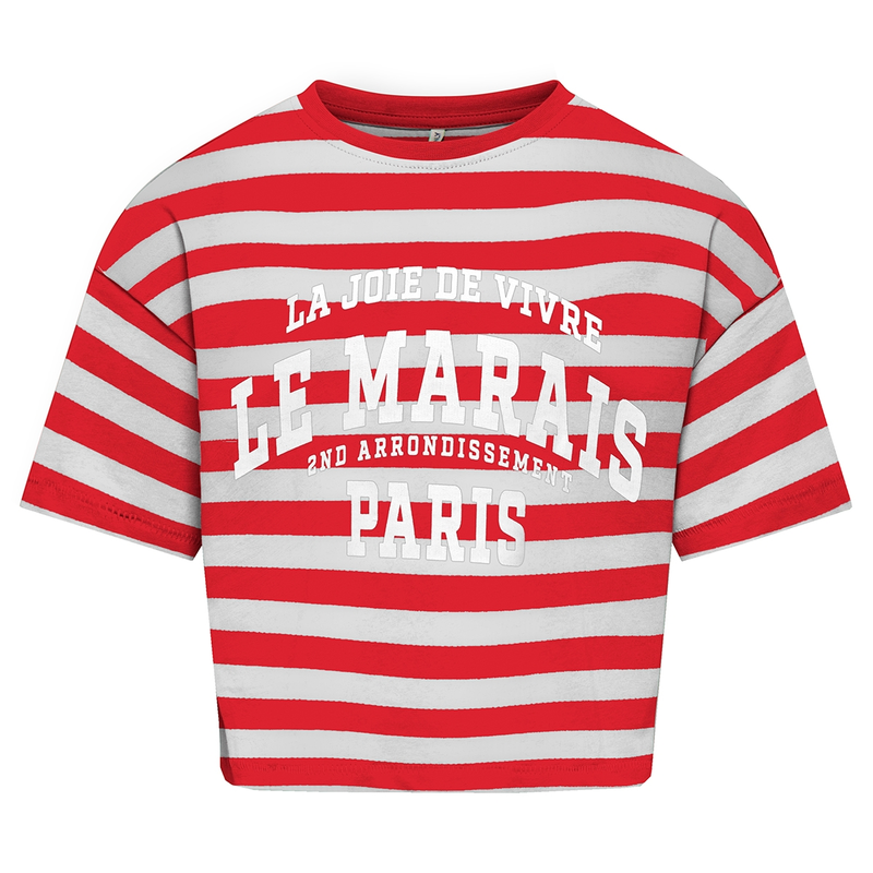 Meisjes T-shirt KOGOLIVIA Only ROOD