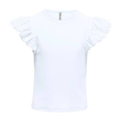 Meisjes T-shirt KOGZENIA S/L DETAIL TOP JRS