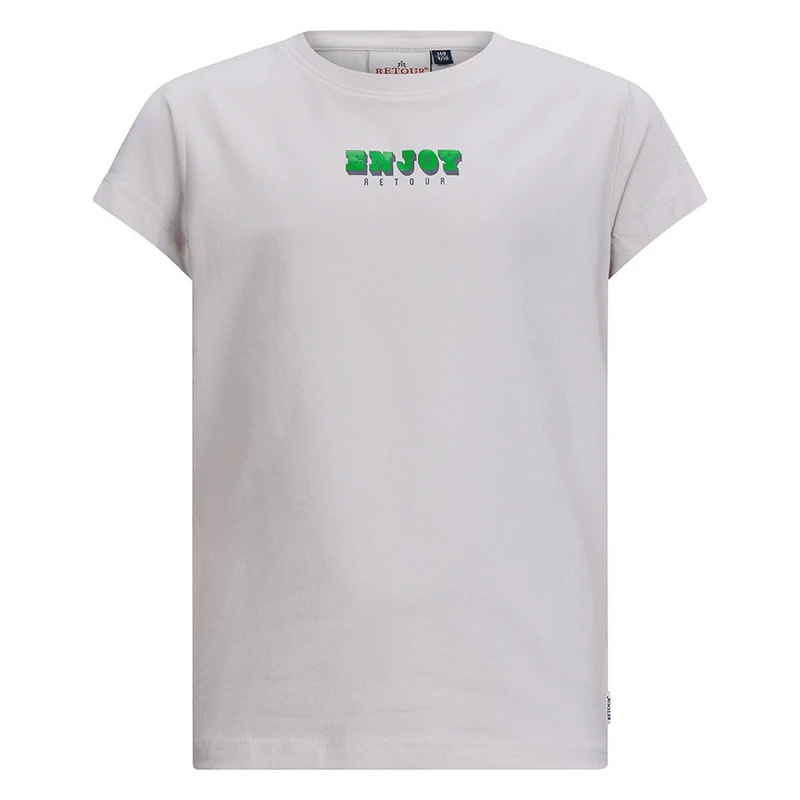 Meisjes T-shirt Luna Retour LICHT GRIJS
